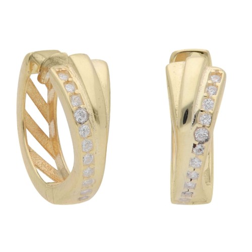 Pendientes plata y Premium Zirconia - LPZ212A-D