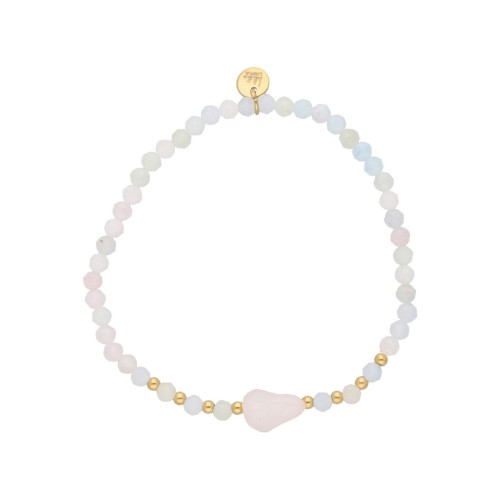 Pulsera acero y piedras naturales - SHA248