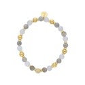 Pulsera acero y piedras naturales - SHA250-1