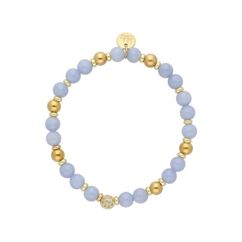 Pulsera acero y piedras naturales - SHA250-2