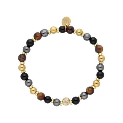 Pulsera acero y piedras naturales - SHA250-4