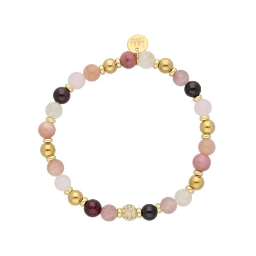 Pulsera acero y piedras naturales - SHA250-5