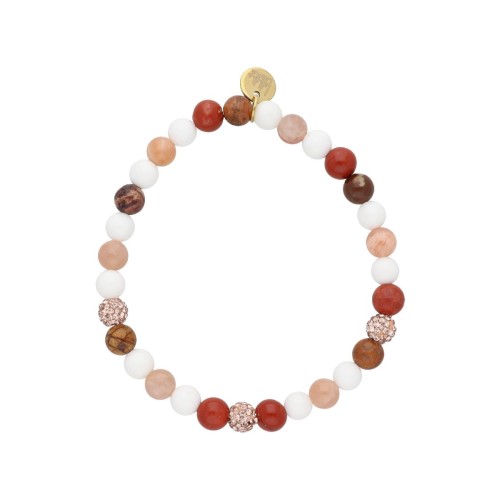 Pulsera acero y piedras naturales - SHA251-2