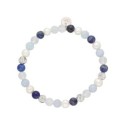 Pulsera acero y piedras naturales - SHA252-1