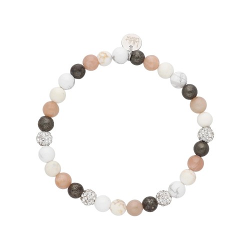 Pulsera acero y piedras naturales - SHA252-4