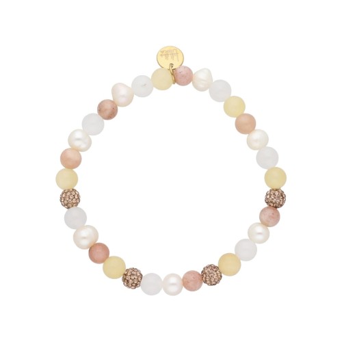Pulsera acero y piedras naturales - SHA252-5