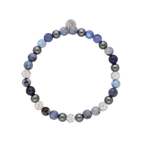 Pulsera acero y piedras naturales - SHA253-1