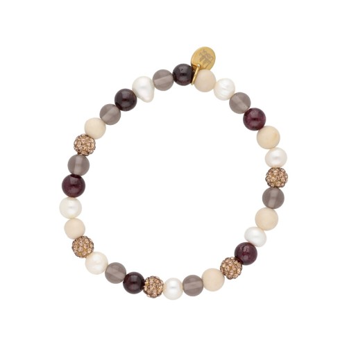 Pulsera acero y piedras naturales - SHA253-3