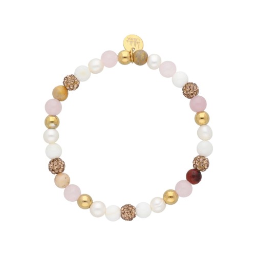 Pulsera acero y piedras naturales - SHA253-4