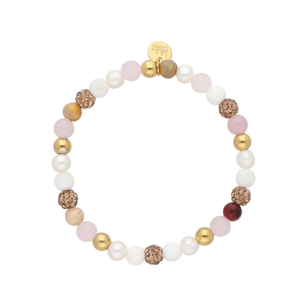 Pulsera acero y piedras naturales - SHA253-4