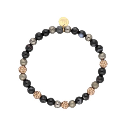 Pulsera acero y piedras naturales - SHA253-5