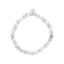 Pulsera acero y howlite - SHA254-H