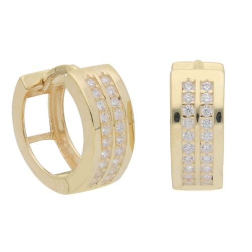 Pendientes plata y Premium Zirconia - LPZ210A-D