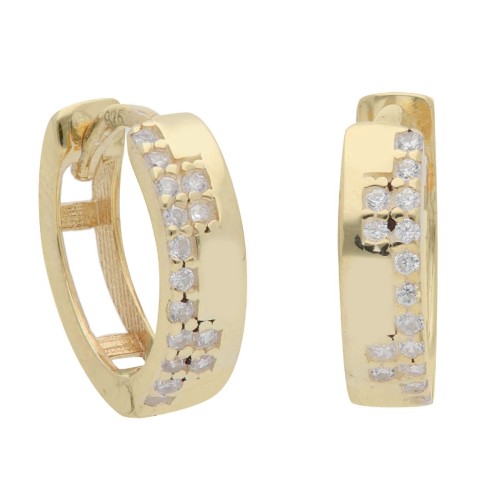 Pendientes plata y Premium Zirconia - LPZ214A-D