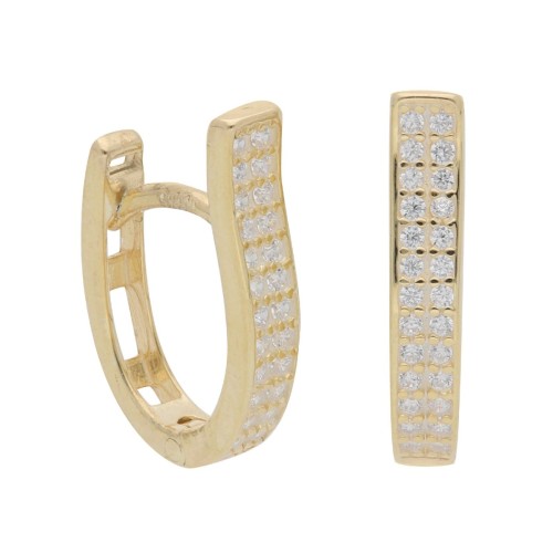 Pendientes plata y Premium Zirconia - LPZ215A-D