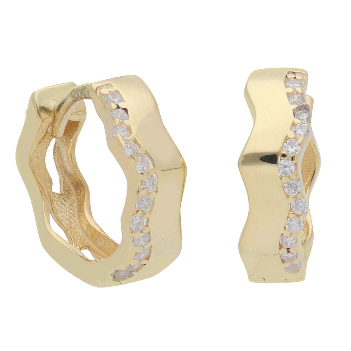 Pendientes plata y Premium Zirconia - LPZ216A-D