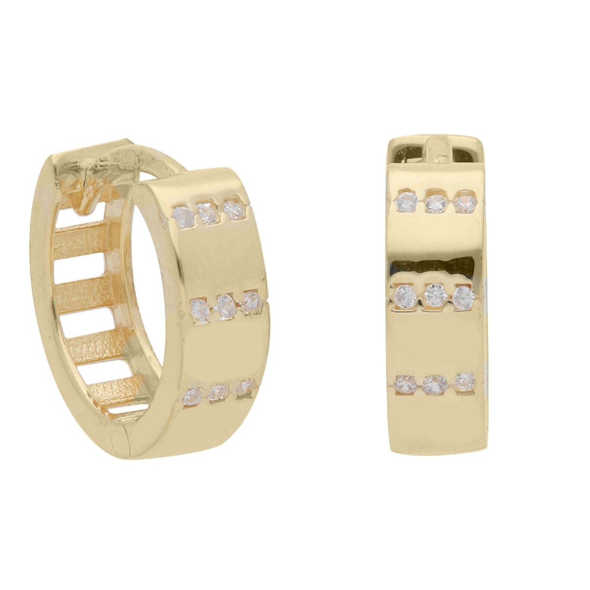 Pendientes plata y Premium Zirconia - LPZ217A-D