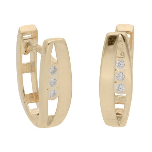 Pendientes plata y Premium Zirconia - LPZ218A-D