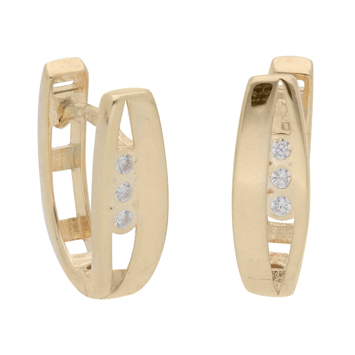 Pendientes plata y Premium Zirconia - LPZ218A-D