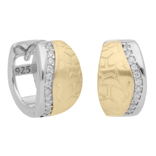 Pendientes plata y Premium Zirconia - LPZ204A-B