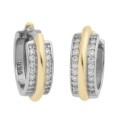 Pendientes plata y Premium Zirconia - LPZ206A-B
