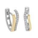 Pendientes plata y Premium Zirconia - LPZ222A-B