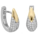 Pendientes plata y Premium Zirconia - LPZ223A-B