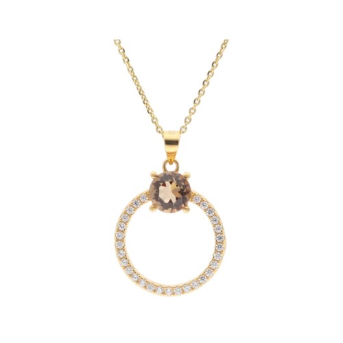 Colgante plata y Liska crystals - LSW0208CL-DLT