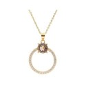Colgante plata y Liska crystals - LSW0208CL-DLT