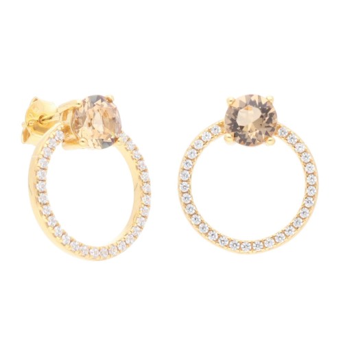 Pendientes plata y Liska crystals - LSW0208A-DLT