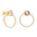 Pendientes plata y Liska crystals - LSW0208A-DLT