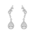 Pendientes plata y circonitas - LAD3119A
