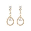 Pendientes plata y circonitas - LAD3120A-D