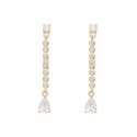 Pendientes plata y circonitas - LAD3123A-D