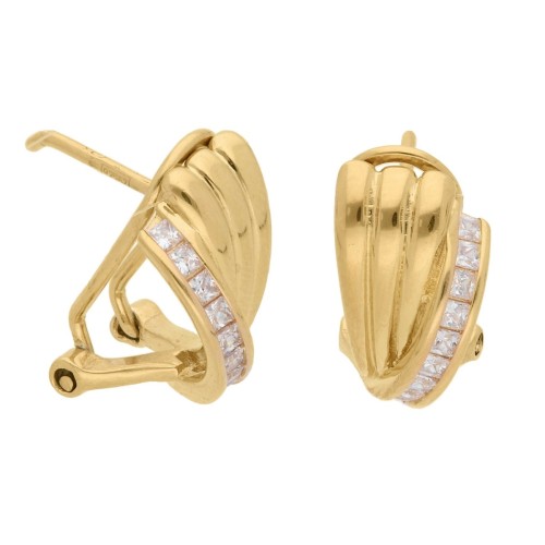 Pendientes plata y circonitas - LAD3127A-D