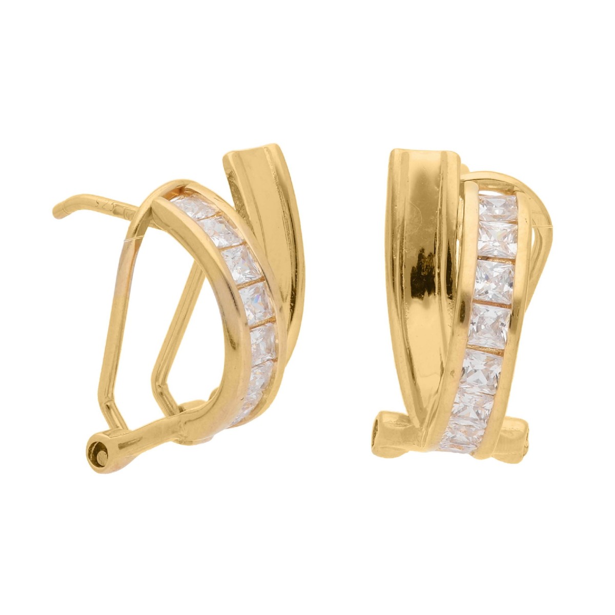 Pendientes plata y circonitas - LAD3128A-D
