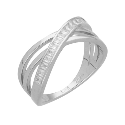 Anillo plata y circonitas - LAD3135AN