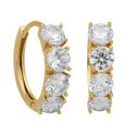 Pendientes plata y circonitas - LAD3136A-D