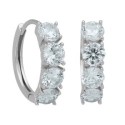 Pendientes plata y topacio azul - LAD3137A