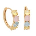 Pendientes plata y piedras naturales - LAD3138A-D