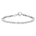 Pulsera plata y Premium Zirconia - LPZ199BR