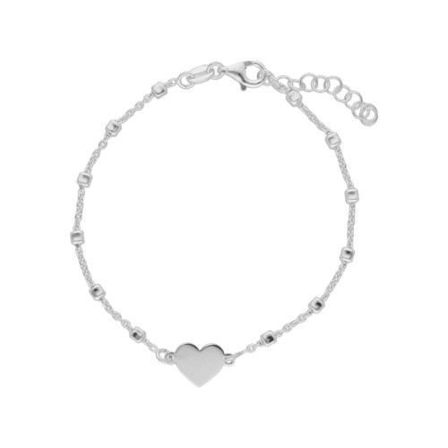 Pulsera corazón plata - LAF6382BR-C