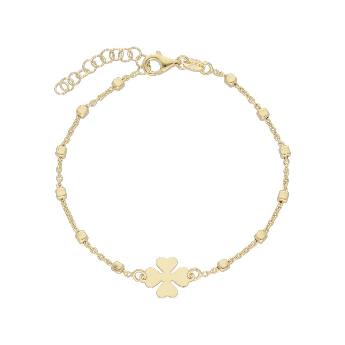 Pulsera trébol plata - LAF6382BR-DT