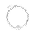 Pulsera árbol vida plata - LAF6554BR-V