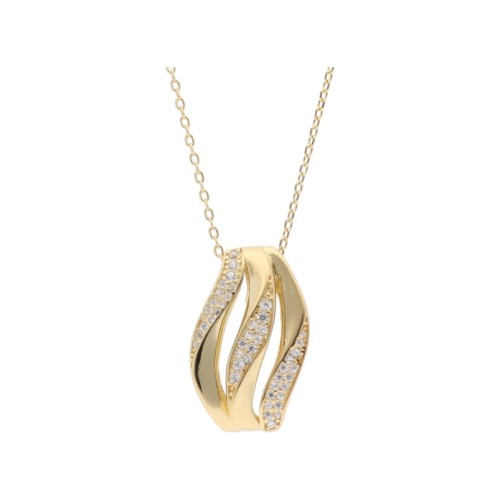Colgante plata y circonitas - LAD3144CL-D