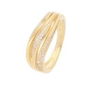 Anillo plata y circonitas - LAD3144AN-D