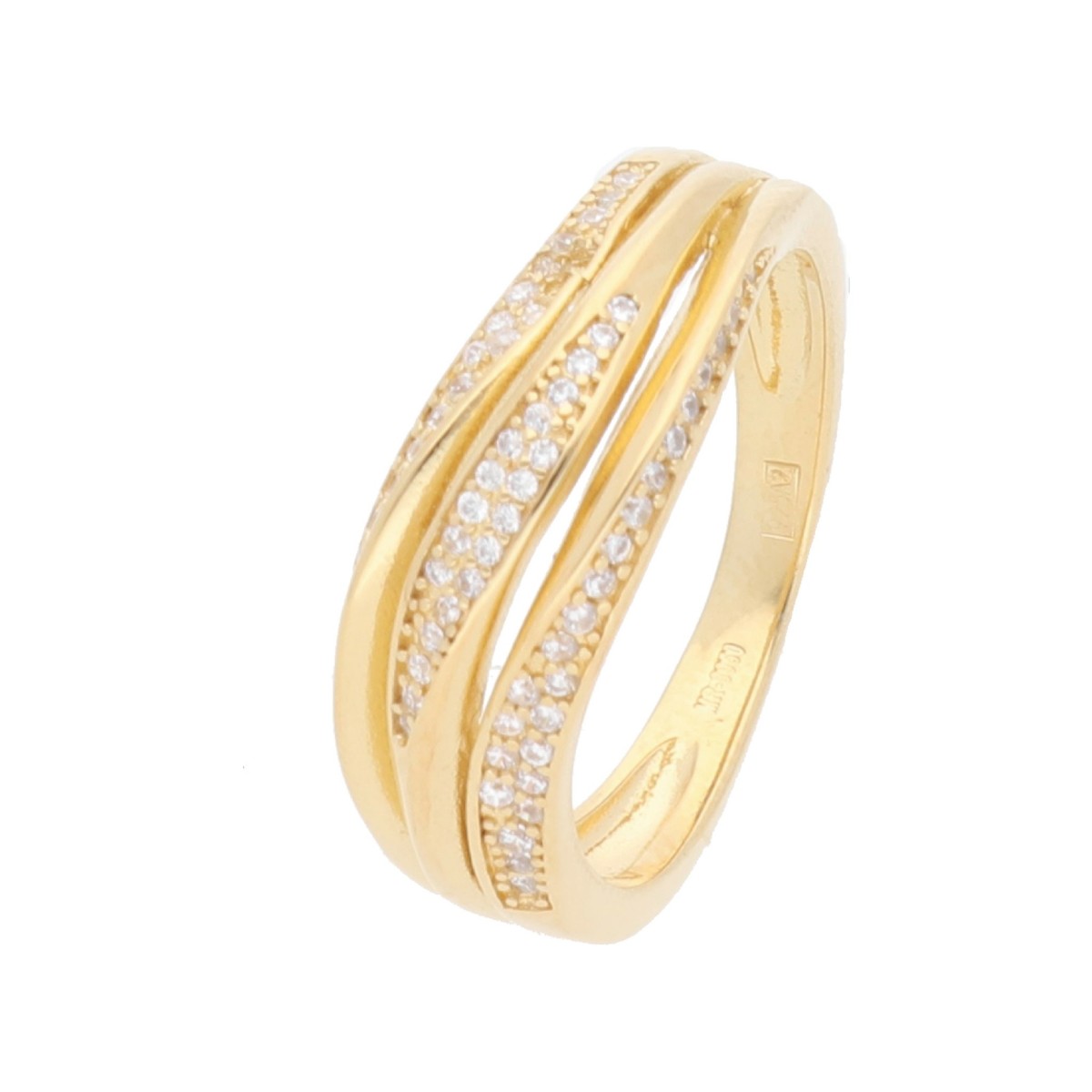 Anillo plata y circonitas - LAD3144AN-D