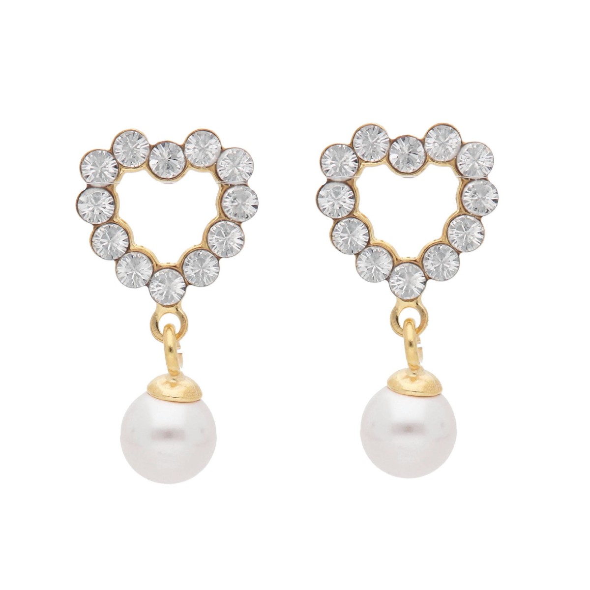 Pendientes plata y Liska Crystals - LSW4433A-D