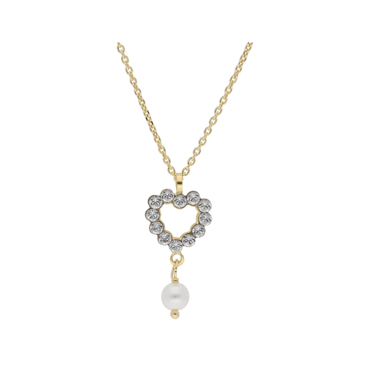 Collar plata y Liska Crystals - LSW4433CL-D