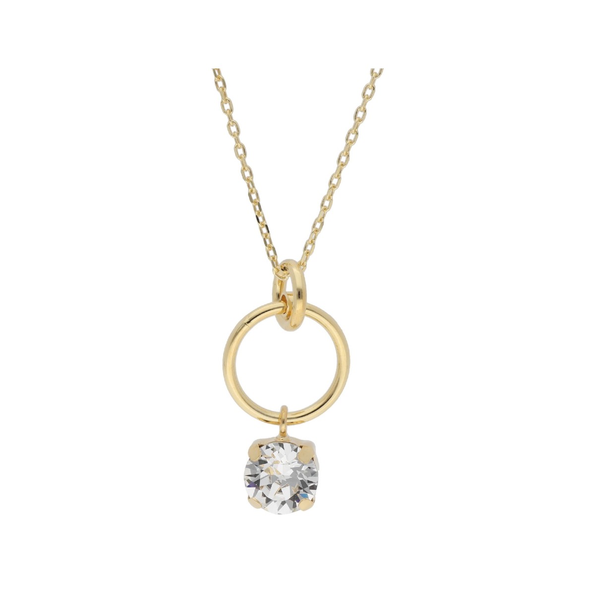Collar plata y Liska Crystals - LSW4435CL-D